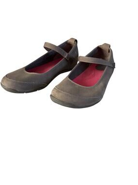 Teva Niyama Mary Jane Ballet Flats Brown Leather Size 9